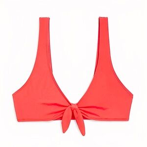 Old Navy Women's Tie-Front Bikini Top in Sundream Neon